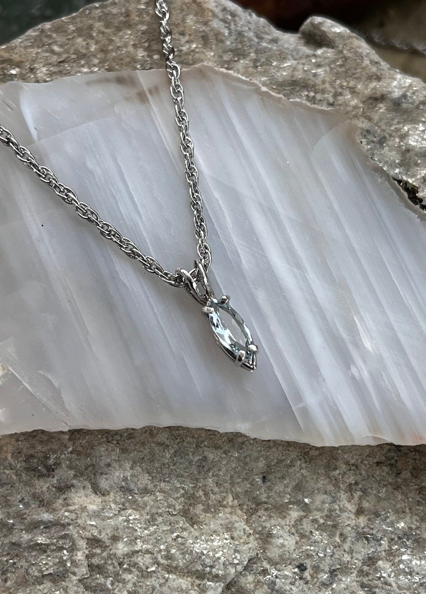 Aquamarine Necklace