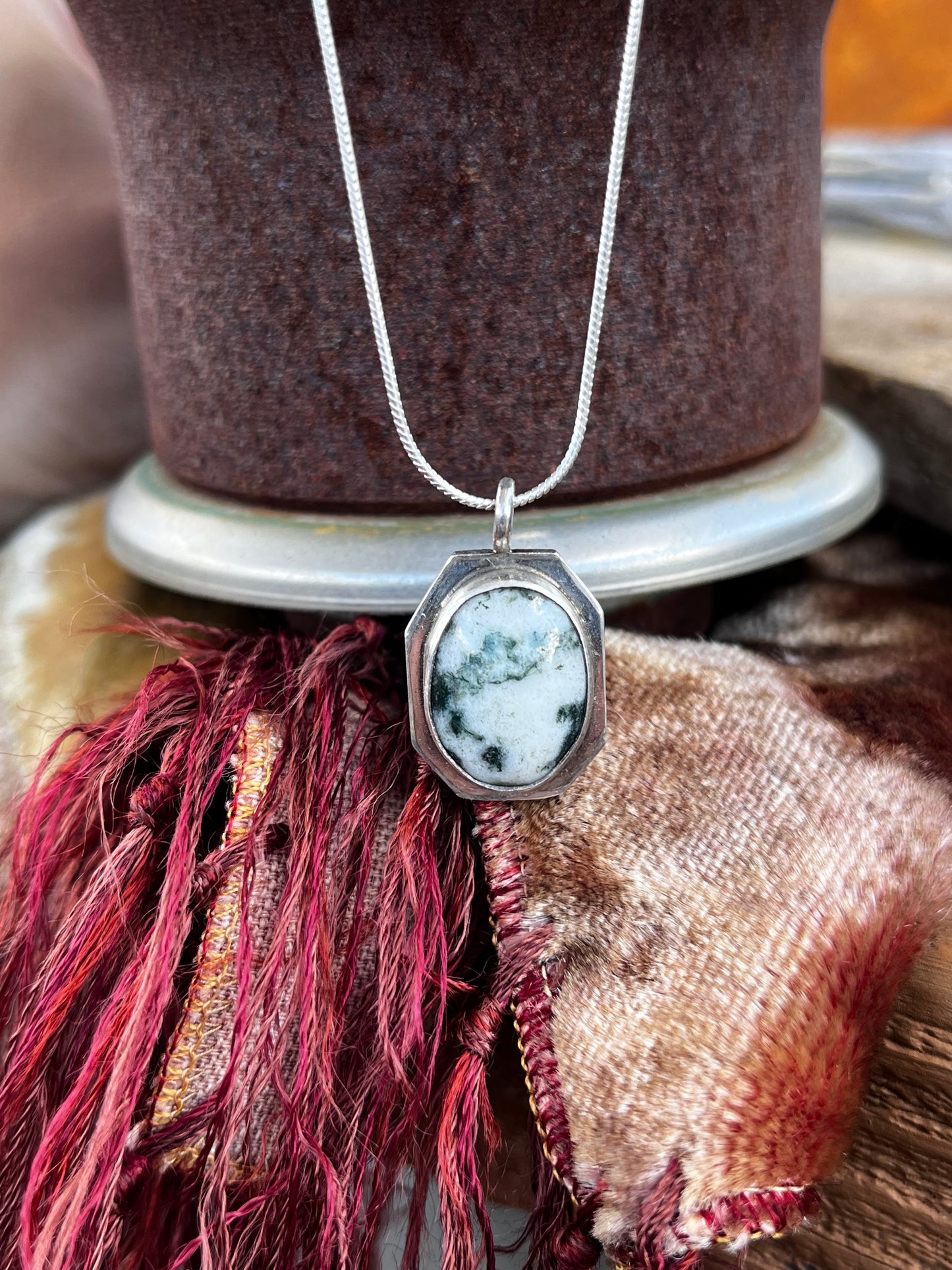 Moss Agate Necklace