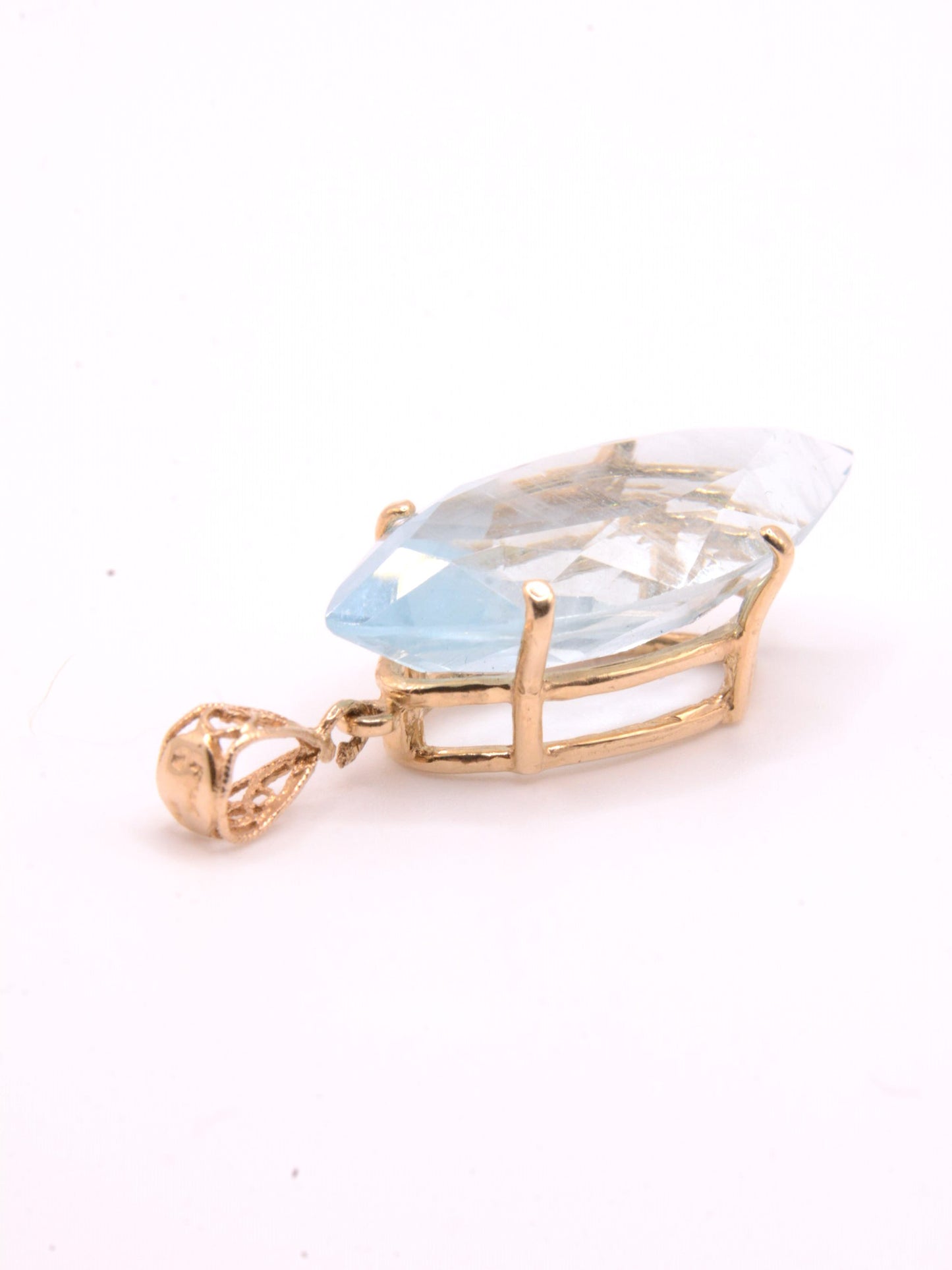 Mount Antero Aquamarine Pendant