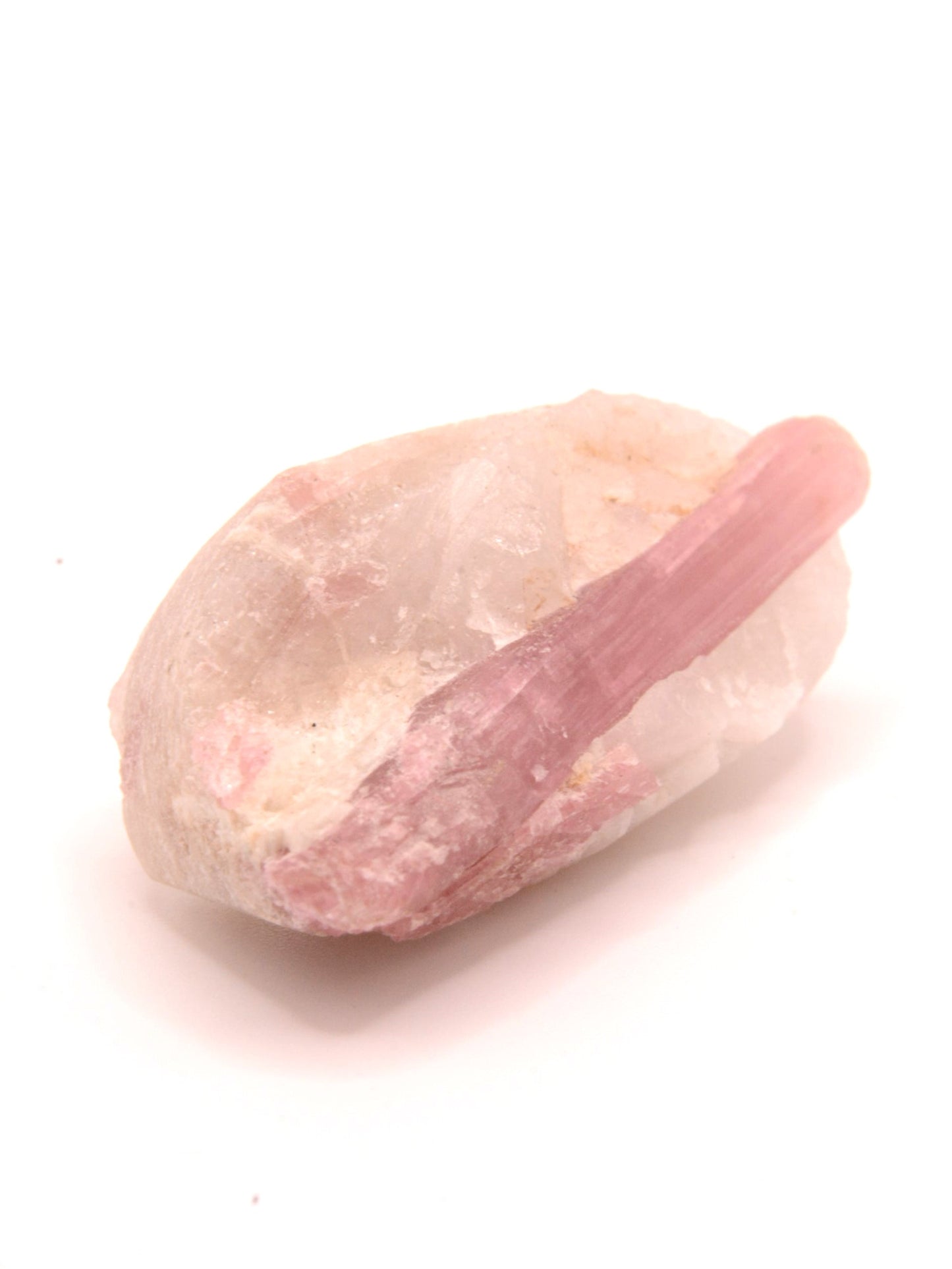 Pink Tourmaline in quartz